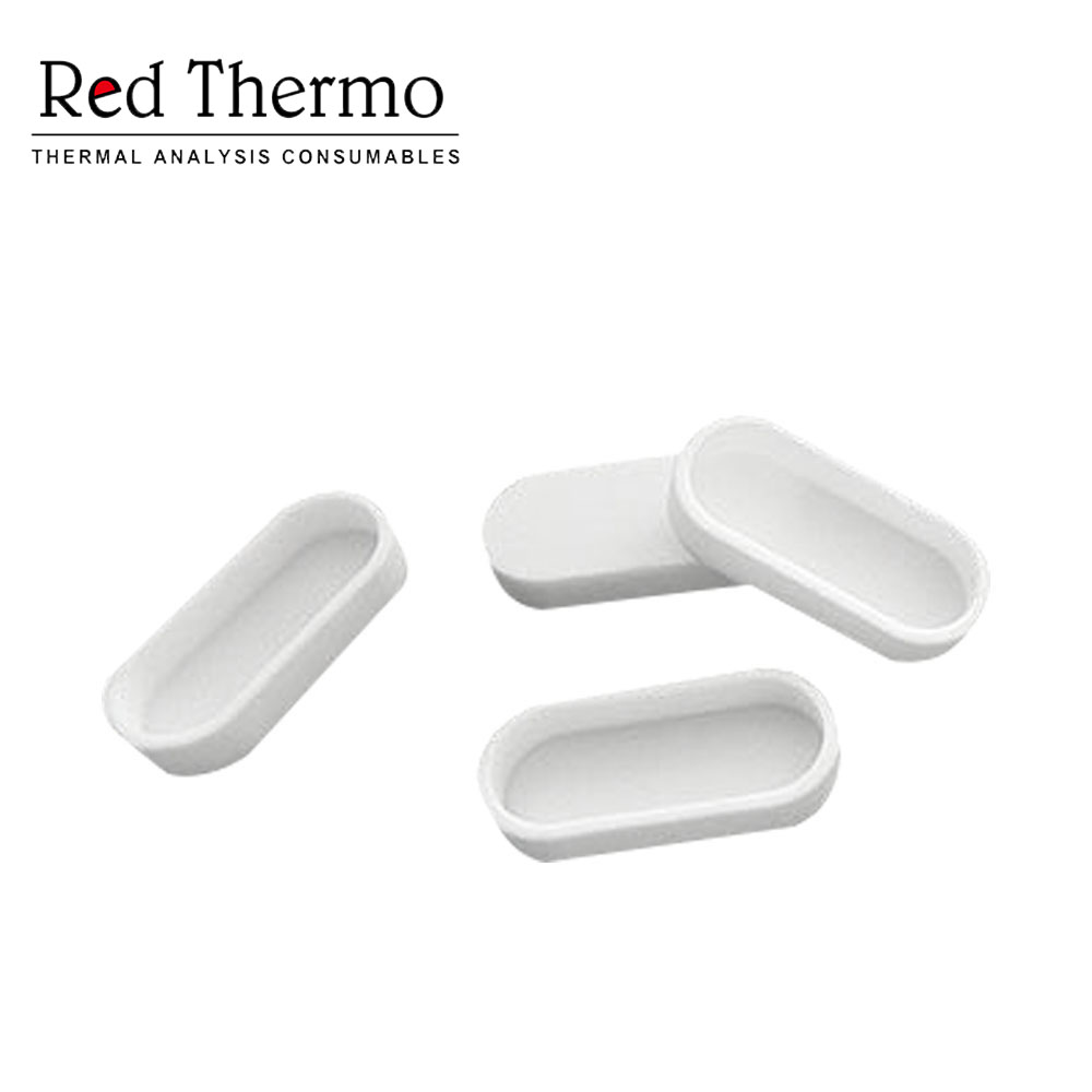 900μl Oval Alumina crucible water test for Mettler 